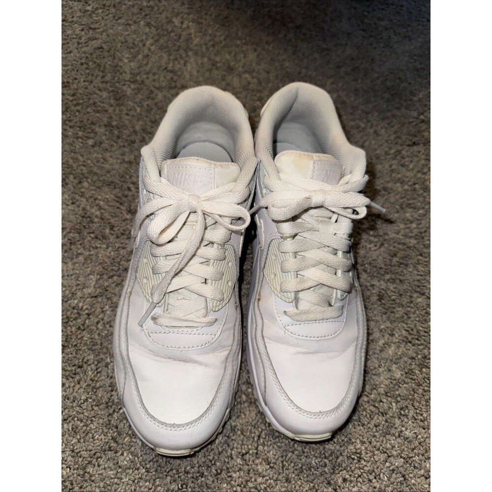 Y2K Nike Boys Air Max 90 833412-100 White Casual Shoes Sneakers Size 6.5Y